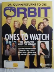 Satellite Orbit mag May 1999 Jane Seymour Dr Quinn Ally McBeal Sports Night rare