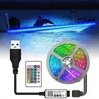 LED Strip Lights 5050 RGB Bluetooth Color Change Remote for Rooms Bar
