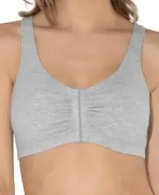 Fruit of the Loom Comfort Front Close Cotton Sports Bra Size 40