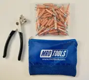 50 1/8 Zephyr Kwik-Lok Cleco Fasteners + Cleco Pliers w/ Carry Bag (KZ1S50-1/8)