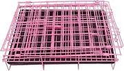 Hohopeti Metal Wire Pet Crate Foldable Dog Cage Cat Carrier Rabbit Cage Portable Easy to Install Indoor Outdoor