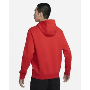 【NIKE 耐吉】連帽上衣 帽T 休閒 AS M NSW CLUB HOODIE PO BB 男款 紅(BV2655657)