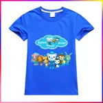 2024 新款 THE OCTONAUTS 男孩 T 恤 BAJU 兒童卡通 T 恤女嬰 T 恤上衣 3-15 歲