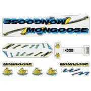 Mongoose - 1993 Villain - for chrome frame Decal set - old school bmx