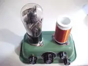 41 PENTODE BALLOON TUBE SHORTWAVE/AM BROADCAST REGENERATIVE RECEIVER
