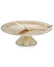Godinger Revere Champagne Gold Cake Stand