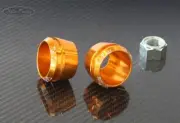 SATO RACING Kawasaki Ninja 400 Z400 ZX-4RR Cup-style Axle Caps [GOLD] (Set of 2)