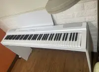 在飛比找Yahoo!奇摩拍賣優惠-律揚樂器  yamaha p125白色 88鍵 電鋼琴 附變