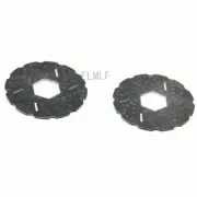 2pcs Carbon Fiber Wheel Hydraulic Front Brake Disc for 1/5 HPI Rovan Baja 5B 5T