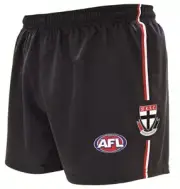 St Kilda Mens Logo Playing Shorts