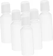 GANAZONO 6Pcs Small Refillable Liquid Applicator Bottles with Nonwovens Head Travel Containers for Precise Application of Embrocation and Other Liquids Leakproof Design
