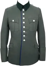 [militaryharbor] WW2 WWII German Heer M27 Officer Medical Gabardine Piped Service Tunic Jacket I