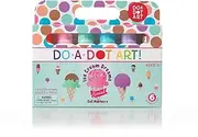Ice Cream Scented Washable Dot Markers for Kids and Toddlers Set of 6 Pack by Do A Dot Art, The Original Dot Marker