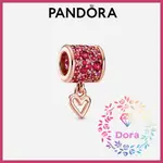 DORA SHOP❤ PANDORA 潘朵拉 手繪愛心細節PAVé密鑲桶形串飾  情侶 情人節 禮物789548C01