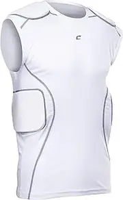 [CHAMPRO] Boys' Formation Football Padded Compression Shirt