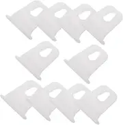 CRILSTYLEO 10 Pcs Heavy Duty Rv Awning Hooks for Canopy and Light Clips Easy Installation Outdoor Accessories for Camping Multifunctional Design for Clothes and Shade Support