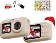 SJCAM Upgrade Kids Camera Dual Screen, Christmas Birthday Gifts for Girls Boys Age 3-10, 1080P 44MP HD Digital Video Cameras for Toddler, Portable Toy for 3 4 5 6 7 8 9 10 Year Old Children