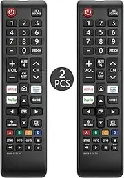 (Pack of 2) Universal Remote for Samsung TV, Replacement for All Samsung Smart TV LED QLED UHD LCD HDTV Frame Curved 4K 8K 3D Series TV