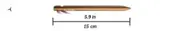 Hilleberg Y-Peg Ultra Light Tent Pegs - 10 pack