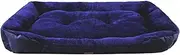 PaWz Pet Bed Mattress Dog Cat Pad Mat Cushion Soft Winter Warm 2X Large Blue, Pet Bed Machine Washable, Anxiety Pet Bed with Warm Mattress Cushion