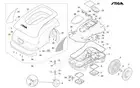 Coverage Upper Original Stiga a3000 Rtk Robot Lawn Mower 381119735/0