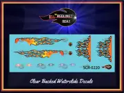 1/64 '62 Chevy Truck "Flames I" Decal SCR-0220