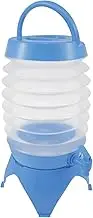 9.5L Plastic Water Dispenser Beverage Dispenser Juice Drink Dispenser with Faucet with Stand Foldable Plastic Drink Dispenser Portable Summer Beverage Dispenser with Handle for Outdoor Partie