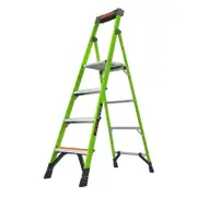 Little Giant 6ft Large 4 Step Tuff-N-Lite Fibreglass Platform Step Ladder