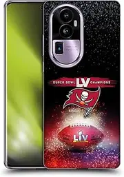 Head Case Designs Officially Licensed NFL Tampa Bay Buccaneers Ember Stadium 2021 Super Bowl 55 Champions Soft Gel Case Compatible with Oppo Reno10 Pro+
