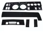 1968 Dodge Charger, Coronet Rallye Dash Bezel Kit AM/FM w/o AC