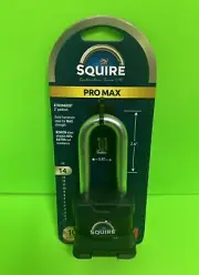 SQUIRE PRO MAX SS50S/2.5 STRONGHOLD 2'' BORON STEEL PADLOCK W/ KEYS - New