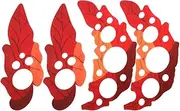 ERINGOGO 2 Sets Acoustic Guitar Pickguard Leaf Design Self Adhesive Scratch Plate for Guitars Easy Installation with Material