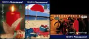 1995 Australia Christmas Issue Set Of 3 Phone Cards Mint Never Used, VGC