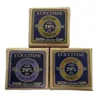 (3) L’OCCITANE Shea Butter Extra Gentle 2- Verveine Classic Soap 1- LAVENDER LOT