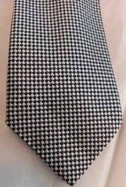 NWT Versace Silk Tie Medusa Logo Black & White Made in Italy - Off Saks