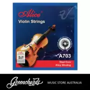 Alice A703 Full Set Violin Strings Universal (E-A-D-G) with Ball Ends Steel Core