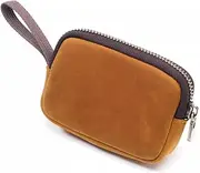 [HAMKVBPR] Mens Purses Simple Retro Leather Zip Small Wallet Coin Purse Purse Wallet for Men(Colour 5)
