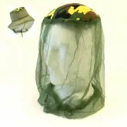Mosquito Mozzie Head Net Fine Mesh Camping Hiking Walking