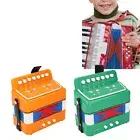 Kids Accordion Toy Lightweight 7 Keys Button Control Accordion Toy Gift for Kids