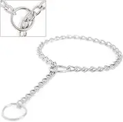 Mighty Paw Slip Collar. Premium Stainless Steel Choke Collar. Strong, Durable, Weather Proof, Tarnish Resistant Metal Chain. No Pull Dog Training Collar. (30")