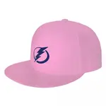 TAMPA BAY LIGHTNING LOGO NHL 平帽遮陽帽 印花鴨舌帽太陽帽 帽子 板帽 嘻哈街舞帽 平沿帽