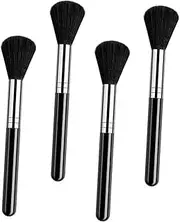 Happyyami 4Pcs Nail Dust Brush Portable Cleaning Brushes for Manicure and Durable Design for Nail Dust Removal for Nail Art Enthusiasts