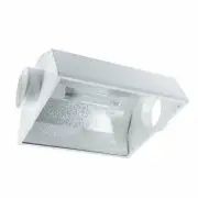 iPower 6 Inch Air Cooled Reflector Hood for HPS MH Grow Light Reflector 1/2-Pack