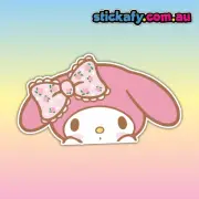 Melody Peeking Sticker | Vinyl Car Decal Funny Aussie Meme Adult 4wd 4x4