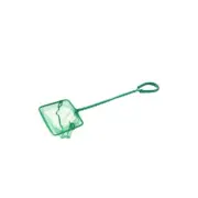 Aquarium Fishing Net 5 Inch Diameter Fine Mesh Small Green Catching Net