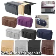 US Sofa Arm Rest TV Remote Control Organizer Holder Caddy Pocket Chair Couch Bag