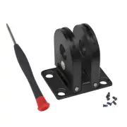 Magnetic Folding Base Mount Dual Port 1/4 Thread For GoPro Hero 11 10 9 8 Max