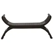Maeve Solid Timber Double Seater Bench - Chocolate