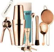 Australian brand Bartender Kit - Stainless Steel Cocktail Shaker Bar Set with