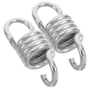 2 Pcs Stainless Steel Hammock Spring Hanging Swing Coil Lounge Chair